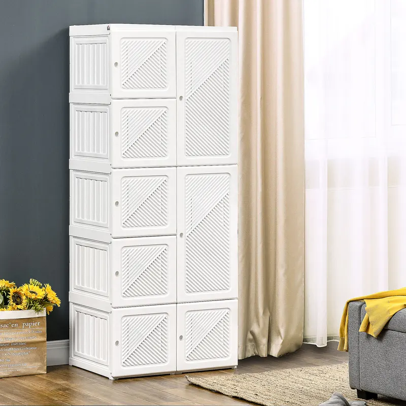Portable Wardrobe Closet — Folding Bedroom Armoire — photo 5