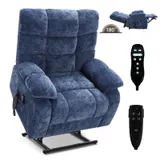 Lift Recliner Chair Heat Massage Dual Motor Infinite Position Up — photo 7