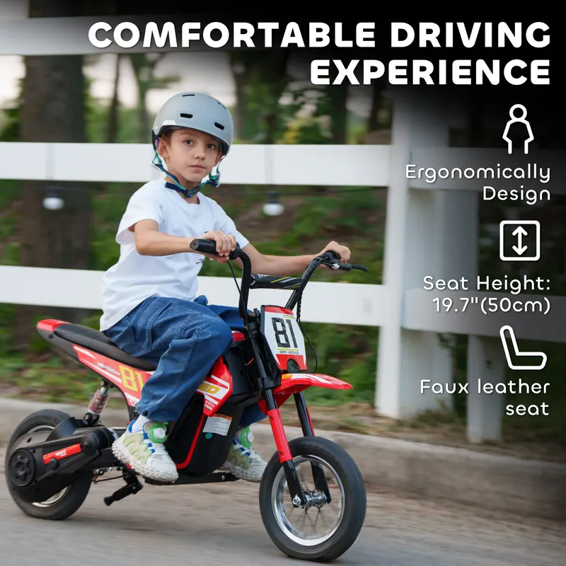 24V Kids Motorcycle — Electric Dirt Bike with 250W Motor — photo 8