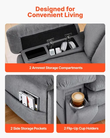 Power Lift Recliner Chair — Dual Motor