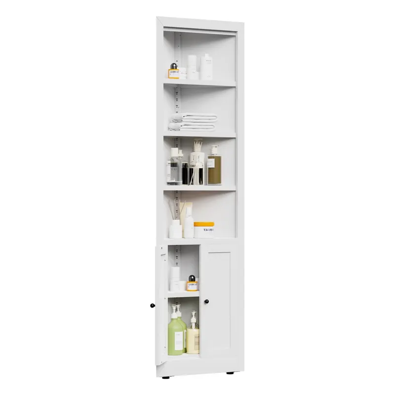 71in Tall Corner Storage Cabinet with 2 Doors — photo 4