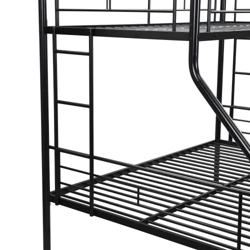 Twin Over Full with Trundle Metal Bunk Bed β photo 4