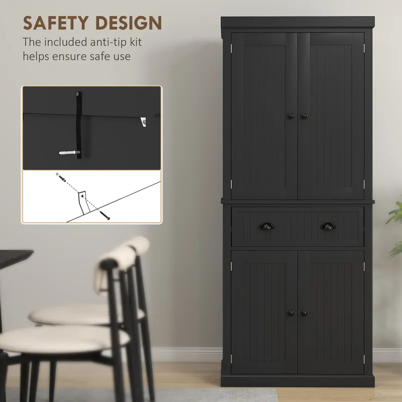 72" Kitchen Pantry Storage Cabinet — photo 4