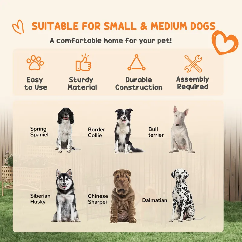 Dog Kennel Outdoor with Waterproof Canopy — photo 4