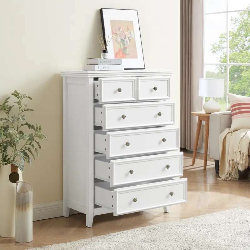 Modern 6 Drawers Dresser 6 Drawers Cabinet β photo 2