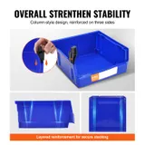 Plastic Storage Bin — (11-Inch X 11-Inch X 5-Inch) — photo 2