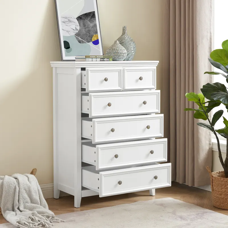 Modern 6 Drawers Dresser 6 Drawers Cabinet β photo 3