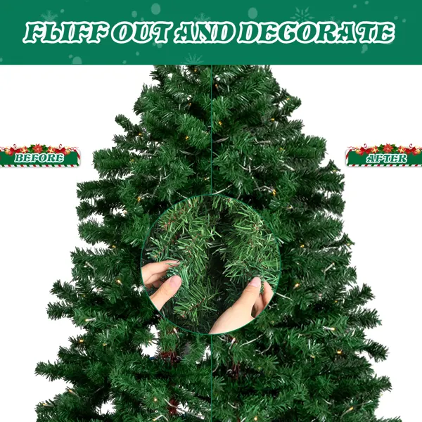 6 FT Santa Hat Style Pre-lit Christmas Tree β photo 6