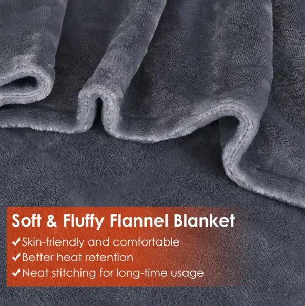 59 Plus 31in USB Heated Blanket Electric Heated Blanket Heated — photo 5
