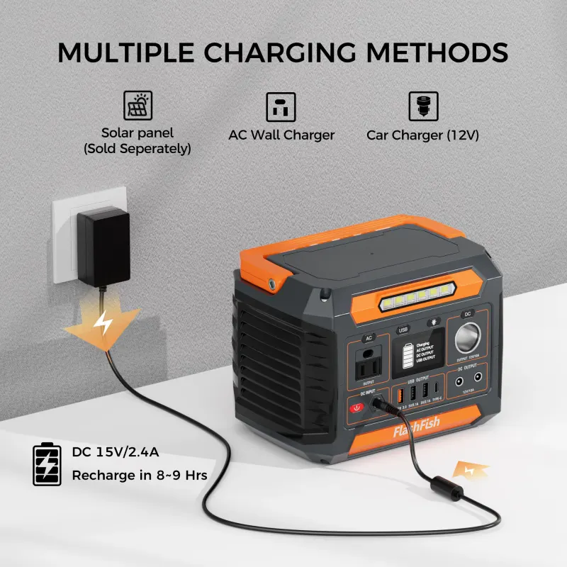 Portable Power Station 300W&Foldable Solar Panel — photo 8