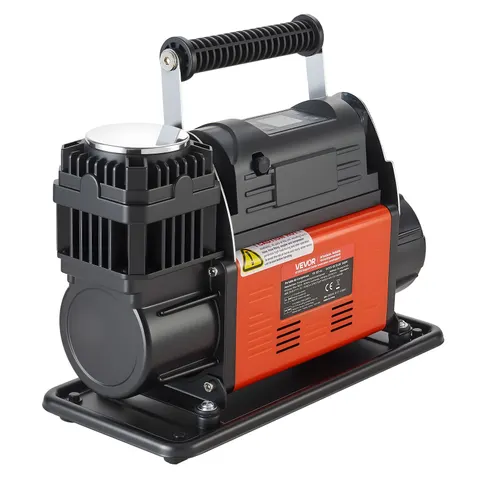 12V Heavy Duty Air Compressor — Auto-stop Portable Tire Inflator