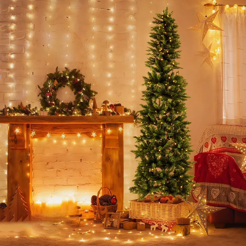 Pencil Christmas Tree β Prelighted Artificial Slim Christmas β photo 6