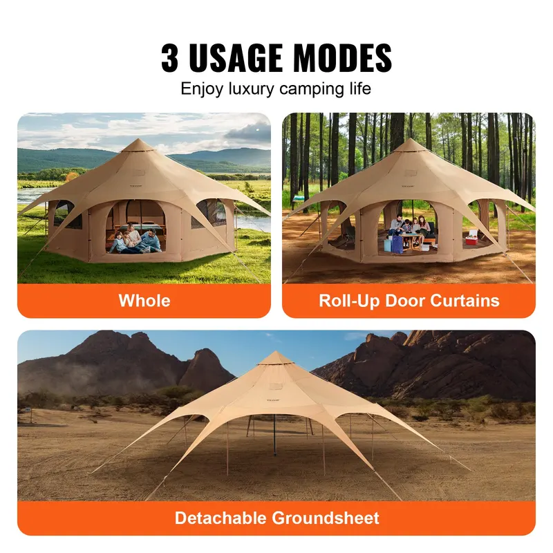 Canvas Tent β 4 Seasons 5 M/16.4 Ft Bell Tent β photo 5