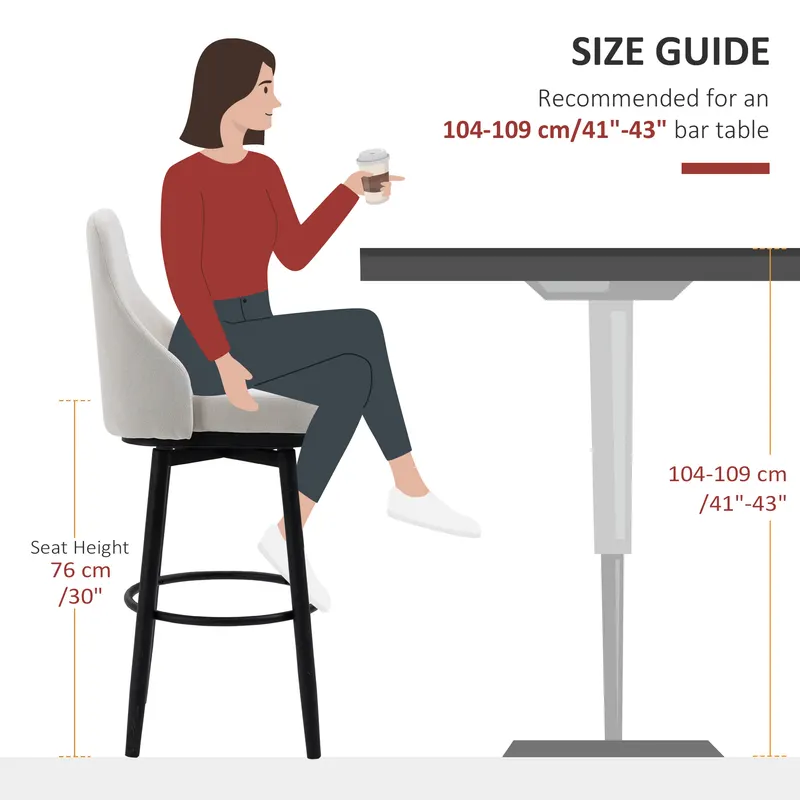 Bar Height Bar Stools Set of 2 — photo 4