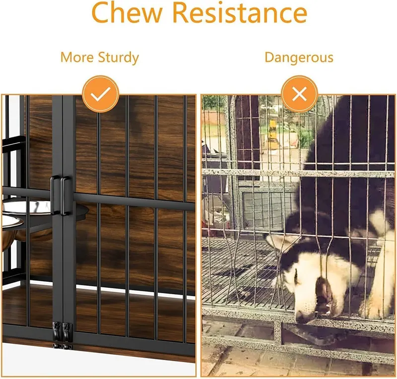 Dog Crate Furniture-style Cages for Large Dogs Indoor Heavy Duty — photo 4