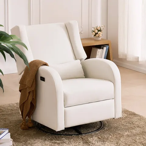 Electronic Power Recliner and Swivel Glider