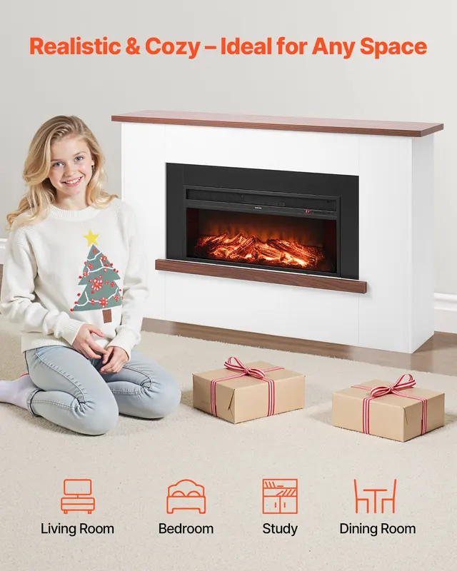 65.5 Inch Freestanding Fireplaces — photo 5