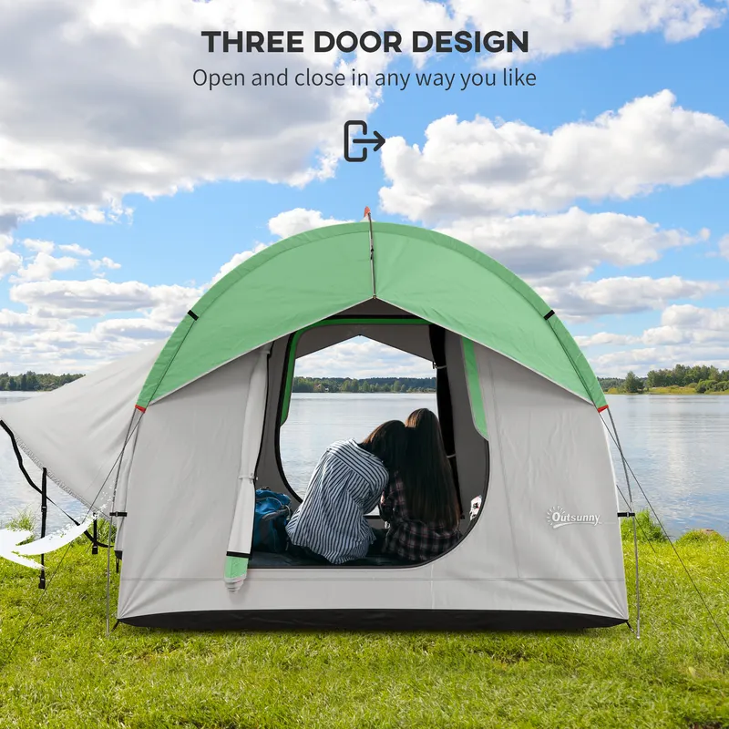 2000mm Waterproof SUV Tent — Car Tent with 3 Doors and Mesh — photo 8