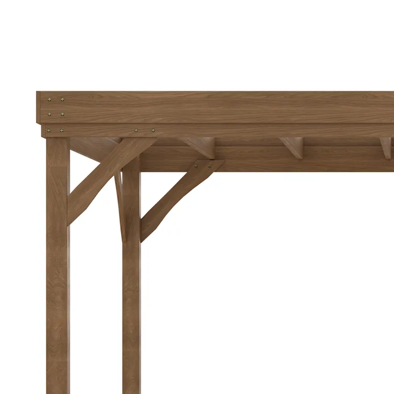 Outdoor Wooden Pergola β Grape Vine Gazebo with Concrete Anchors β photo 8