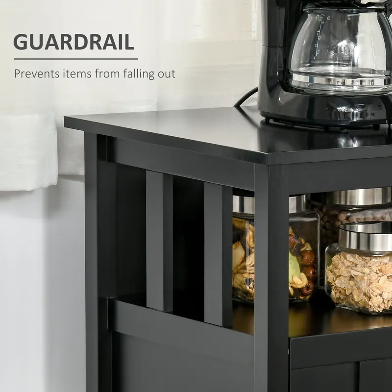 Sideboard Buffet Cabinet — Coffee Bar Cabinet with 2 Doors — photo 3