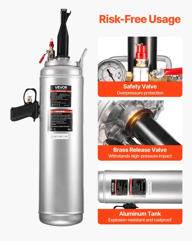 Portable Tire Bead Seater — 3.2 Gal / 12 L Air Bead Blaster — photo 5