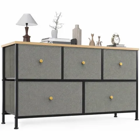Fabric Dresser for Bedroom — Chest of Drawers Organizer Storage