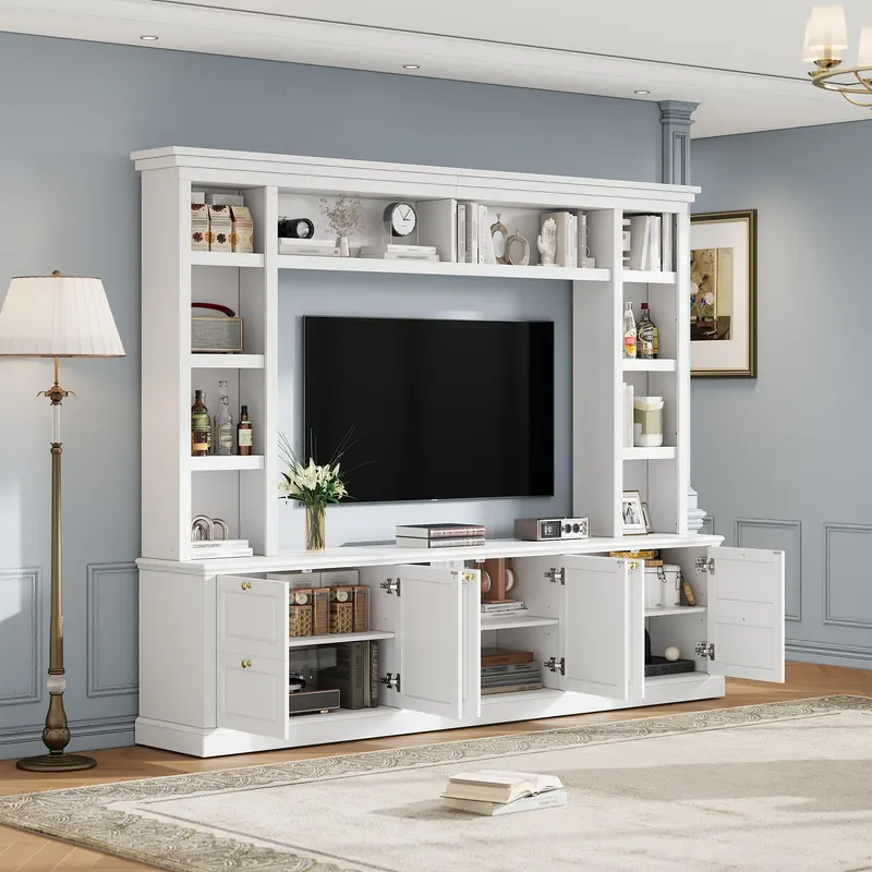 All-in-one Modern TV Stand with Bookcase for TVs Up to 70 Inch — photo 2