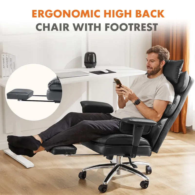 Executive Home Office Desk Chair Ergonomic High Back — photo 4