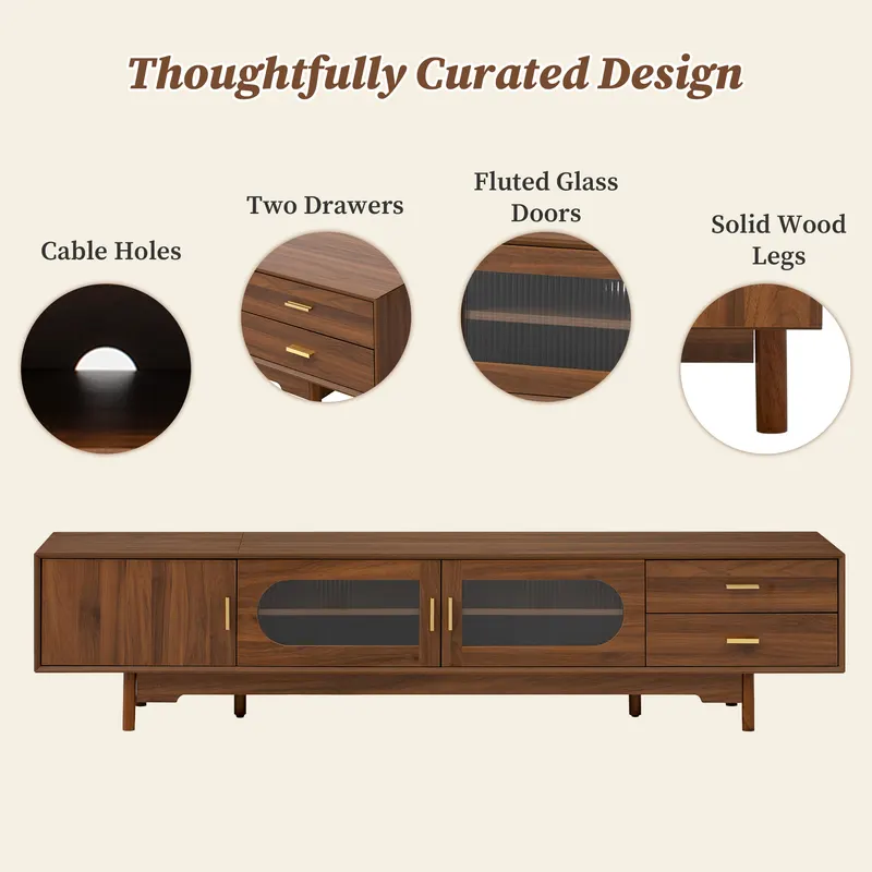 78inch TV Stand for TVs Up to 85 — photo 6