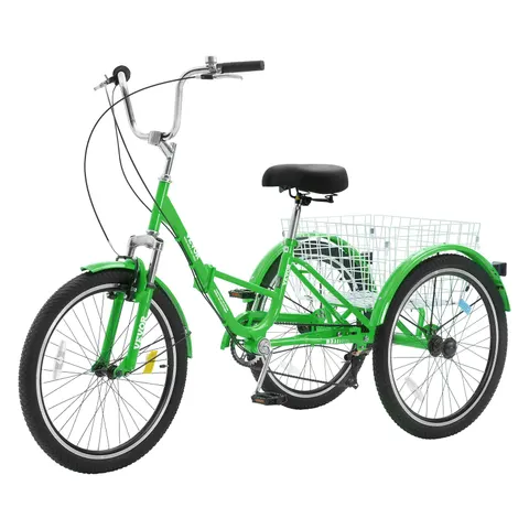 Folding Adult Tricycle β 24-Inch 7-Speed Adult Folding Trikes