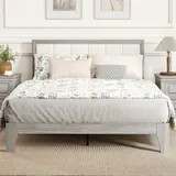 Full Bed Frame with Headboard Full Size Platform Bed Frame — photo 6