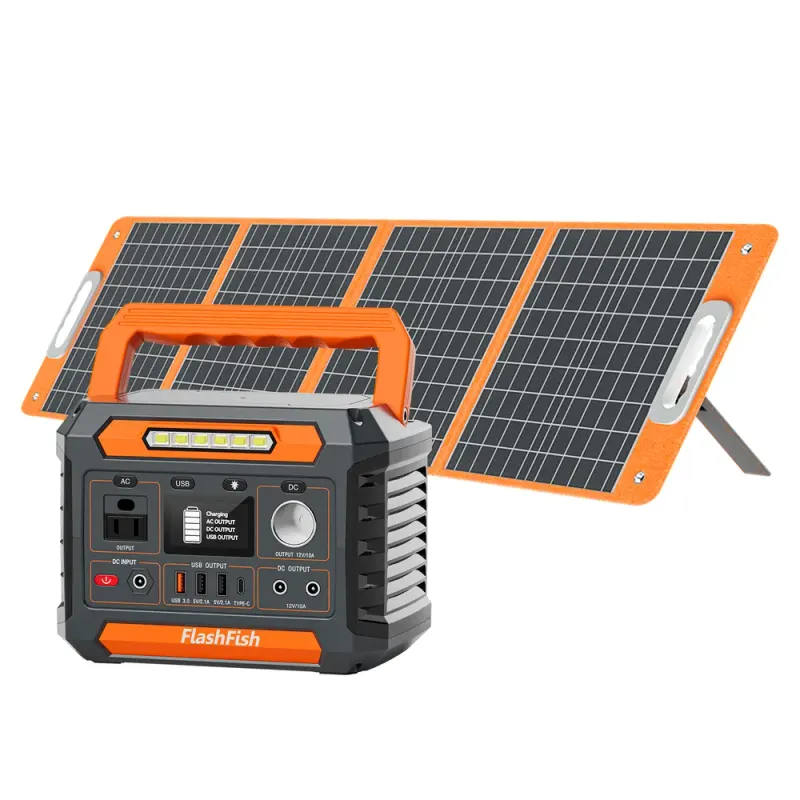 300W Power Station & 100W Foldable Solar Panel