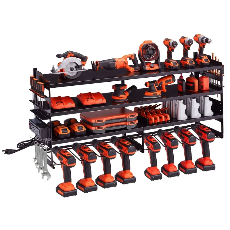 Electric Tool Storage Rack with Charging Station — photo 6