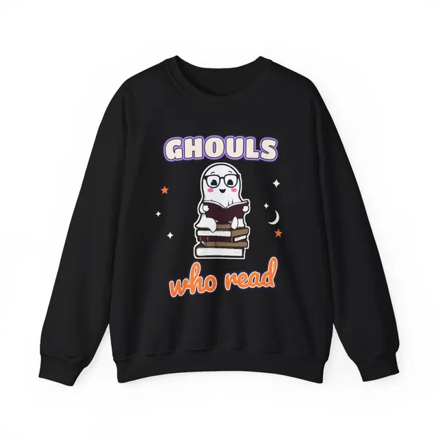 Ghouls Who Read Crewneck Sweatshirt