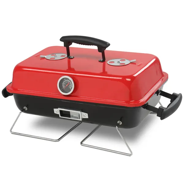 Portable Charcoal Grill β Tabletop Outdoor Barbecue Smoker