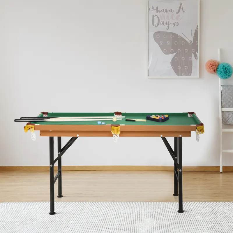55 Portable Folding Billiards Table Game Pool Table for Whole — photo 2