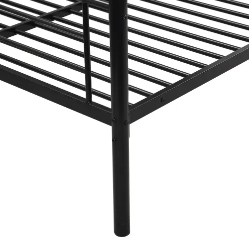 Twin Over Full with Trundle Metal Bunk Bed β photo 5