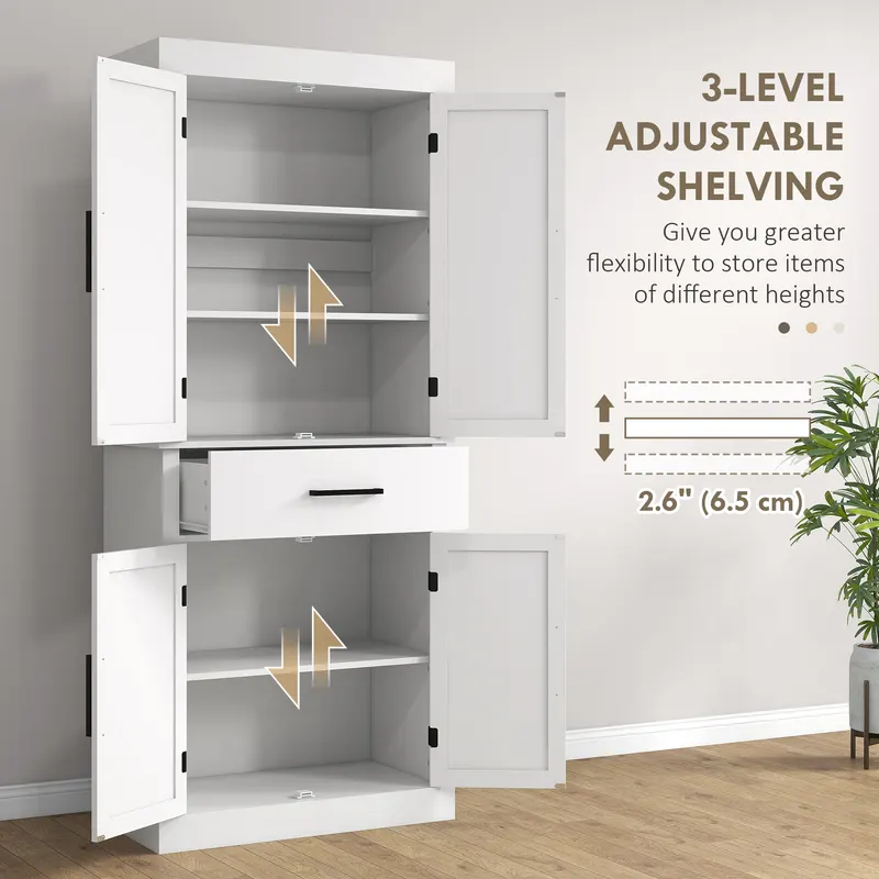 72" Tall Kitchen Cabinet β Kitchen Pantry Cabinet with Barn β photo 3