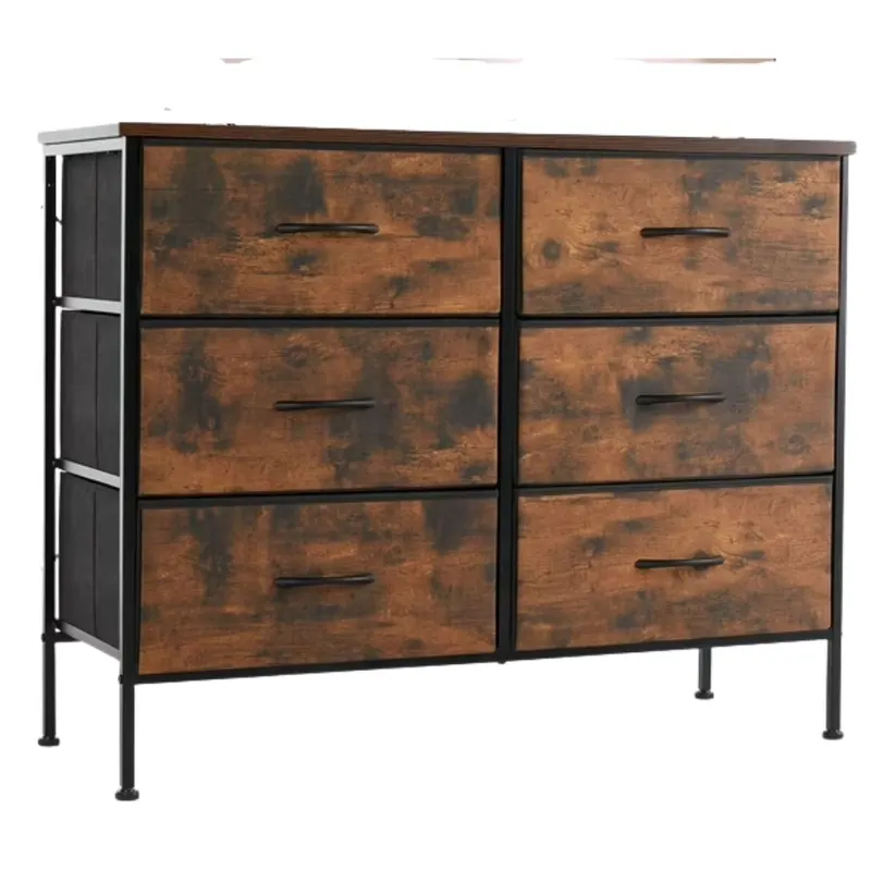 Fabric 6 Drawer Dresser — Bedroom Storage Cabinet — photo 2