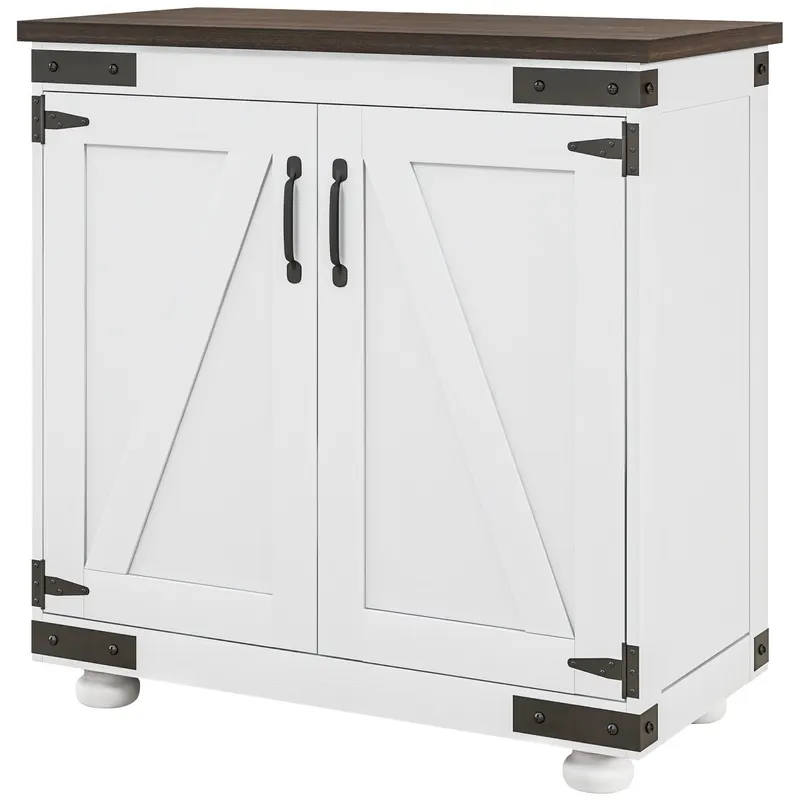 Kitchen Sideboard β Buffet Cabinet with Barn Door and Adjustable