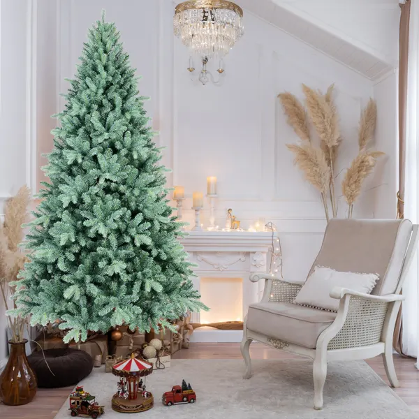 Artificial 6ft Blue Green Tint Christmas Tree with 1390 PE PVC — photo 4