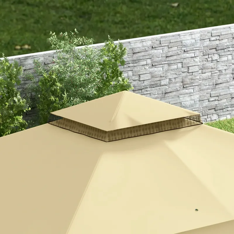 Double Roof Patio Gazebo Canopy β photo 6