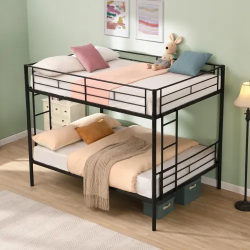 Full Over Full Metal Bunk Bed β No Box Spring Needed β photo 2