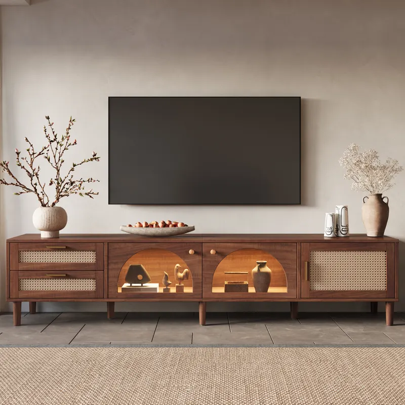 86 Inch TV Stand for TVs Up to 90 — photo 2