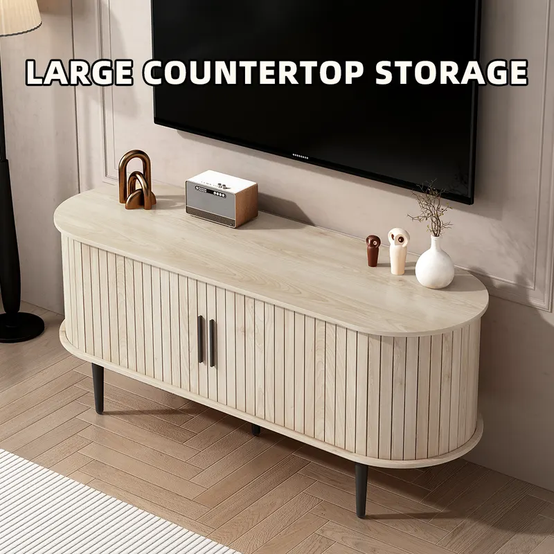 TV Stand — 47 Modern TV Console Table with Storage Compartment — photo 3