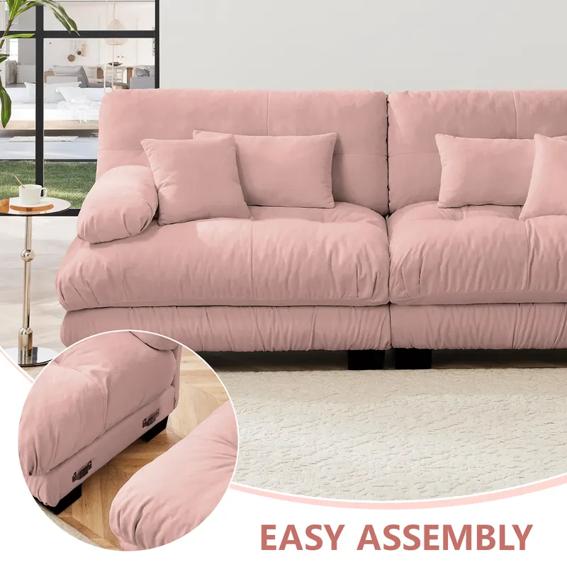 Luxury Modular Sectional Sofa Couch — photo 4