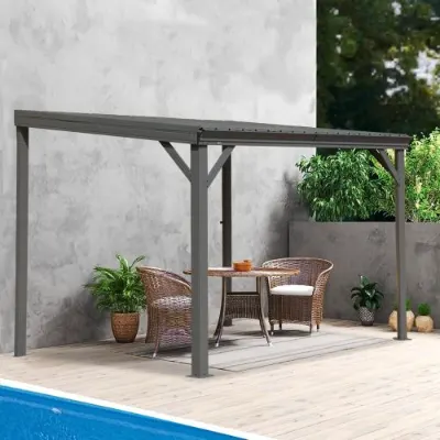 Lean to Gazebo with Upgraded Drainage System