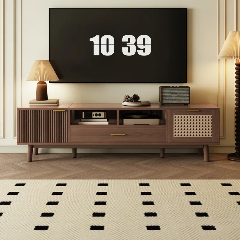Wood Fashionable TV Stand for 75 TVs