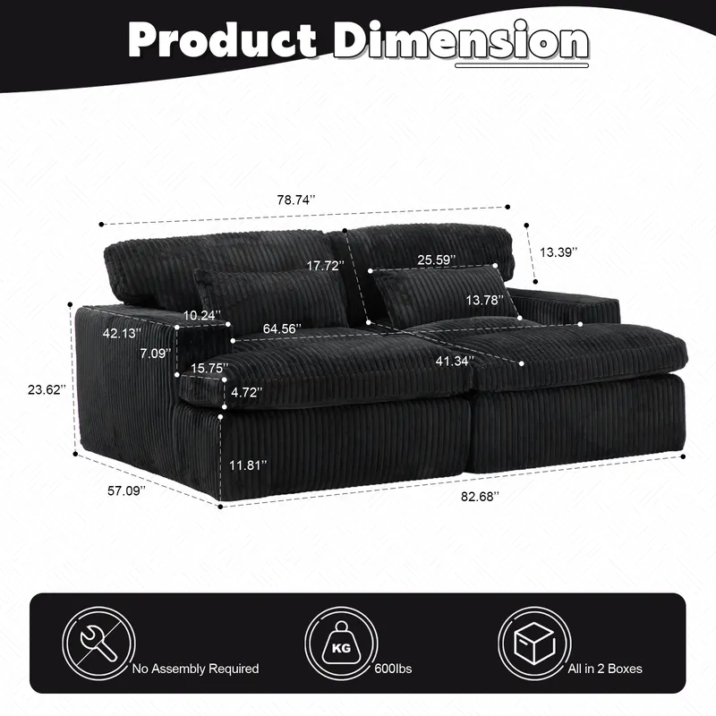 Double Chaise Lounge Chair Indoor — photo 2