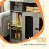 47" Dog Crate Furniture with Storage — photo 4
